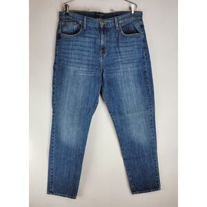 Lucky Brand Womens Size 14 / 32 Blue Denim Straight Leg Jeans